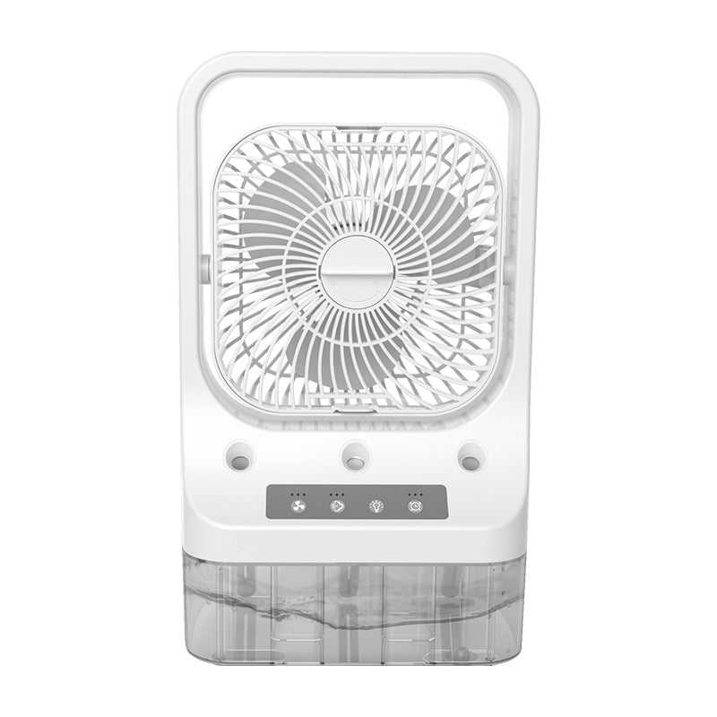 Innovative Three-Spray Nozzle Humidifier Fan