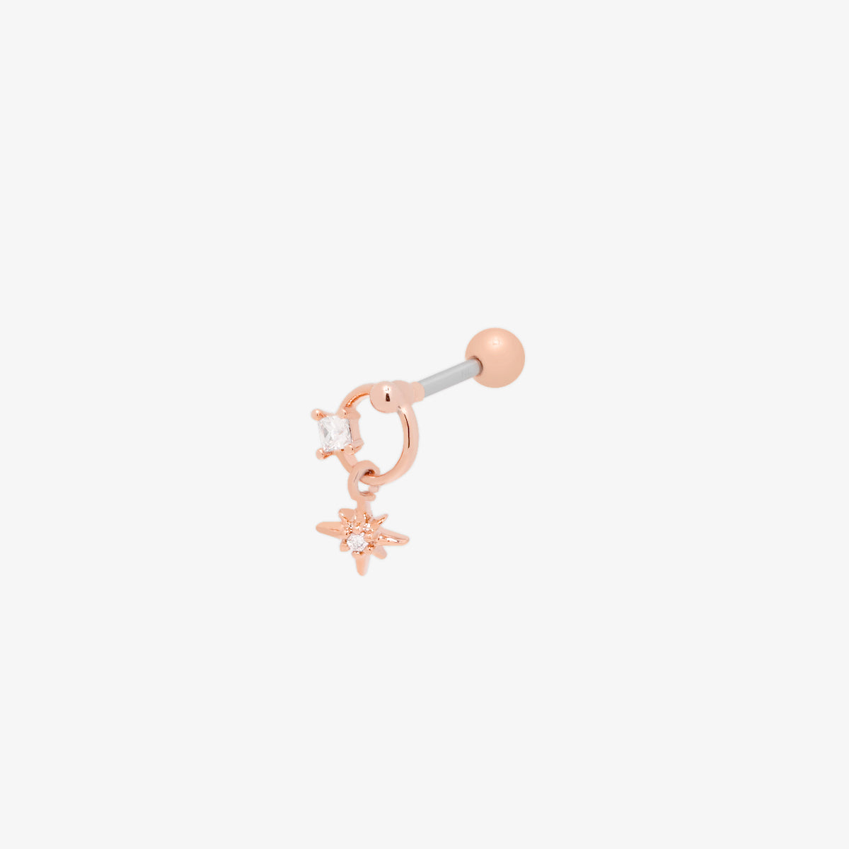 Sunny star drop piercing