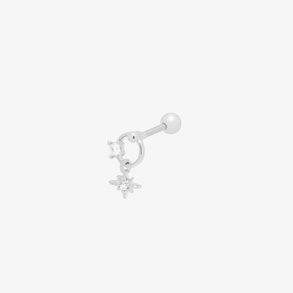 Sunny star drop piercing
