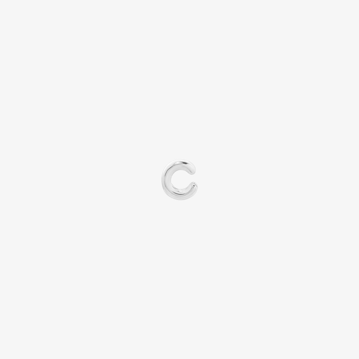 Bubble Initial Pendant Charm