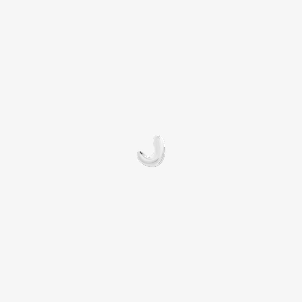 Bubble Initial Pendant Charm