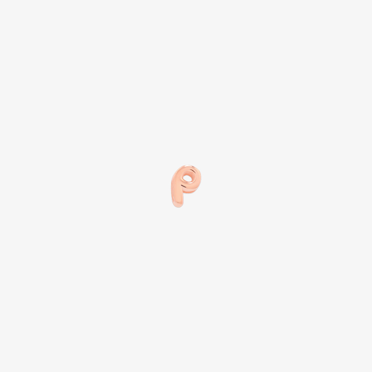 Bubble Initial Pendant Charm
