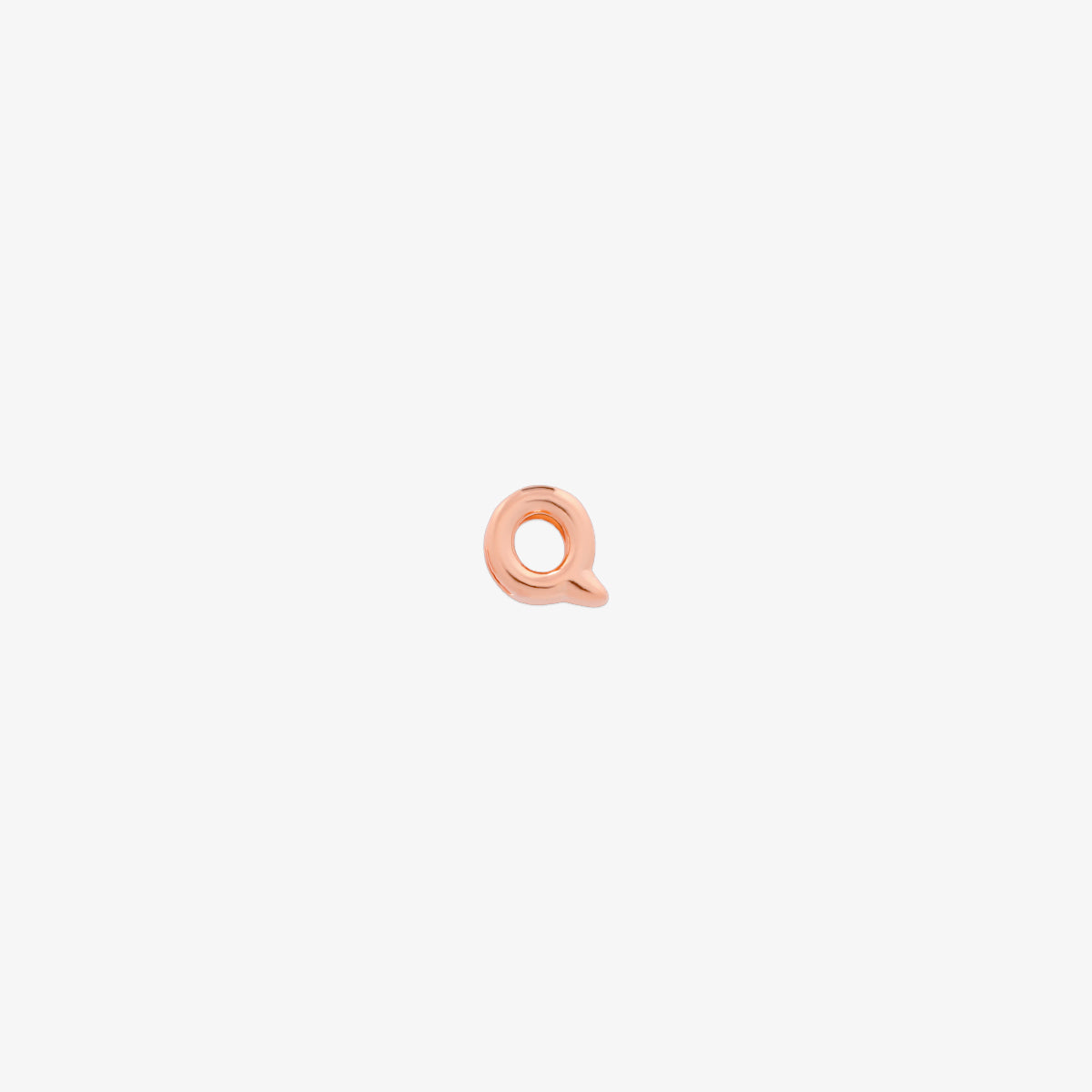 Bubble Initial Pendant Charm